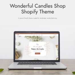 Scented Candles Decorative Shopify Theme # 376469