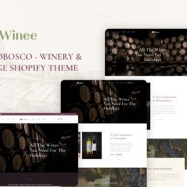 Ap Passobosco Winery Beverage Shopify Theme # 377603