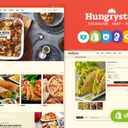 Hungrystan Unique for Fast Food Shopify Theme # 377744