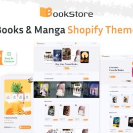 BookStore Explore Books Manga Comics Shopify Theme # 377860