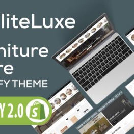EliteLuxe Modern Interior Furniture Shopify Theme # 382352