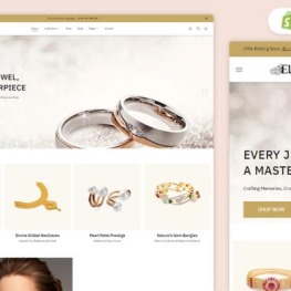 Ellizaa Jewellery Store Boutique Shopify Theme # 382633