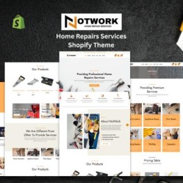 Notwork Home Repair Services Shopify Theme # 383969