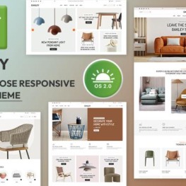 Oakley Modern Home Furniture Shopify Theme # 385248