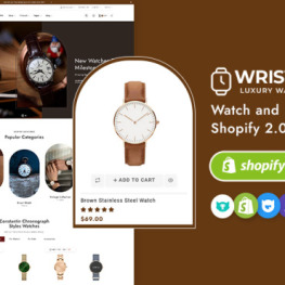 WristWise Watches Accessories Shopify Theme # 385252