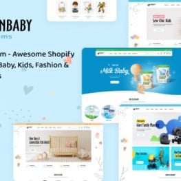 Ap Babypram Kids Fashion Store Shopify Theme # 385928