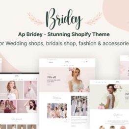 Ap Bridey Wedding Store Shopify Theme # 386525
