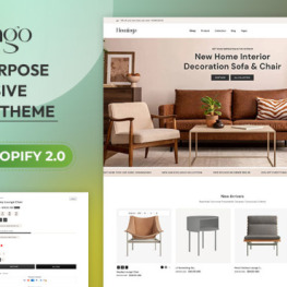 Homingo Modern Home Interior Decor Shopify Theme # 390486