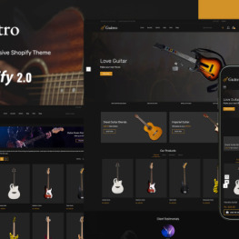 Guitro Shopify Theme # 390612