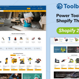 Toolband Multipurpose Tools Store Shopify Theme # 392932