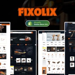 Fixolix Tools Drive Equipment Store Shopify Theme # 395849