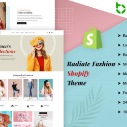 Radiate Fashion Theme Shopify Theme # 395851