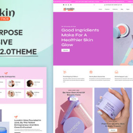Luxskin Premium Beauty Skincare Shopify Theme # 396364