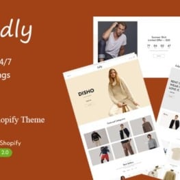 Kindly Fashion Model Shopify Theme # 397113