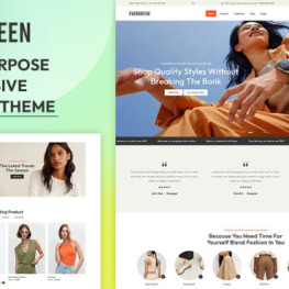 Evergreen Clean Fashion Innovative Shopify Theme # 397121