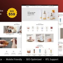 Essentia Cosmetic Skin Care Shopify Theme # 397523