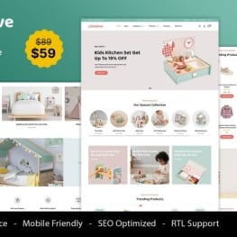 LittleLove Kids and Toys Shopify Theme # 397668