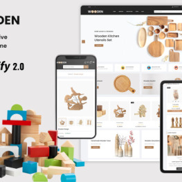 Wooden Shopify Theme # 398129