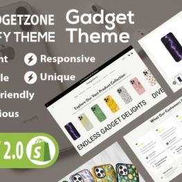 GadgetZone Gadget Electronics Shopify Theme # 398131