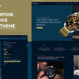 Clockly Smart Watch Store Minimal Shopify Theme # 398789