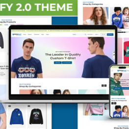 Printxcel Tshirt Printing Shop Shopify Theme # 402590