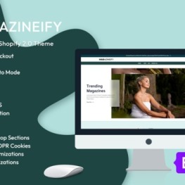 Magazineify Magazine s Shopify Theme # 403013