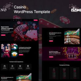 Caceno Casino And Gambling WordPress Theme # 404357