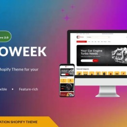 Autoweek Auto Parts Shopify Theme # 404587
