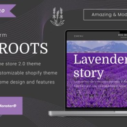 Big Root Florist Decor Flowers Gifts Shopify Theme # 405190