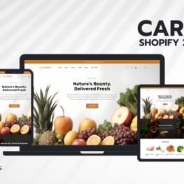Carmen Premium Food Shopify Theme # 406230