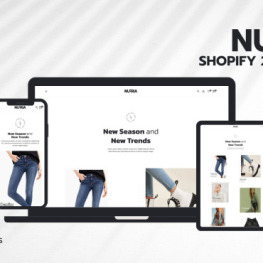 Nuria Premium Fashion Shopify Theme # 406644