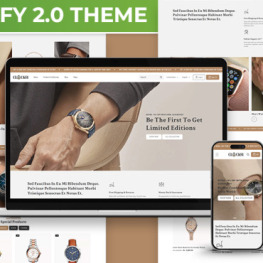 Clocksy Watch Store Shopify Theme # 407860
