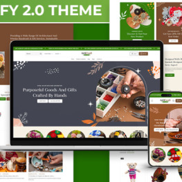 Articraft Handcrafted Arts Gifts Shopify Theme # 408507