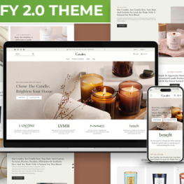 Cavalex Candles Store Multipage Shopify Theme # 409665