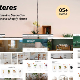 Interes Furniture And Decoration Shopify Theme # 412007
