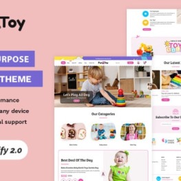FunNToy Kids Toys Cloths Games Shoes Shopify Theme # 413220