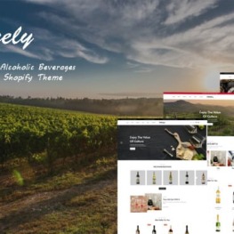 Winely Wine And Alcoholic Beverages Shopify Theme # 413221