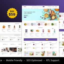 Groceri Grocery Fruits and Vegitables Shopify Theme # 413226