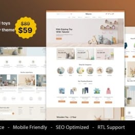 BabyCare Kids Fashion and Toys Shopify Theme # 413695