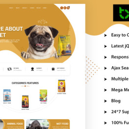 Petsfluent Responsive for eCommerce Shopify Theme # 414118