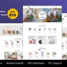 Krafty Crafts and Art Gallery Shopify Theme # 414436