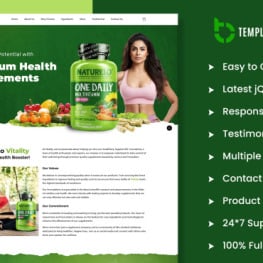 Vitality Single Product Multipurpose Shopify Theme # 415581