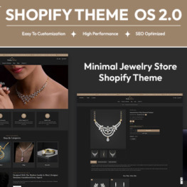 Gemshine Modern Jewelry Store Shopify Theme # 417448