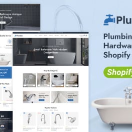 Plumbiz Plumbing Hardware Store Shopify Theme # 417450