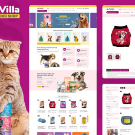 Petvilla Pet Food Pet Store Shopify Theme # 419085