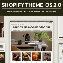 Broome Home Furniture Interior Decor Shopify Theme # 419705