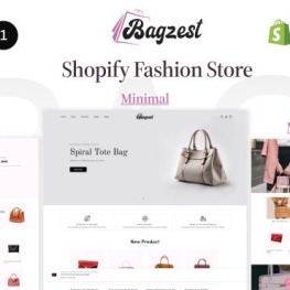 Bagzest Trendy Handbags Fashion Shopify Theme # 420998