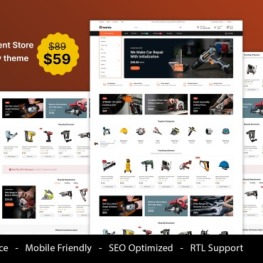 Toolzia Tools Equipment Store Store Shopify Theme # 422074