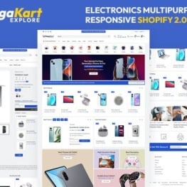 Megakart Electronics Gadget Mega Shopify Theme # 422574