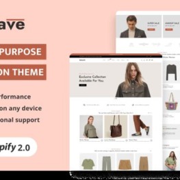 Behave Fashion Accessory High level Shopify Theme # 422920